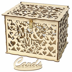 Wishing Well Card Box – Rustic Wood Wedding Card Holder
