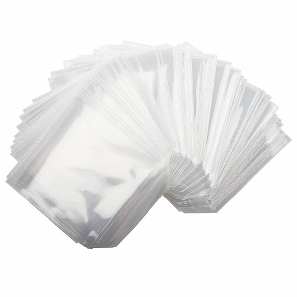 100/200PCS CD DVD Clear Plastic Sleeves + Sleeve Flap Hold 1 Disc Storage New AU