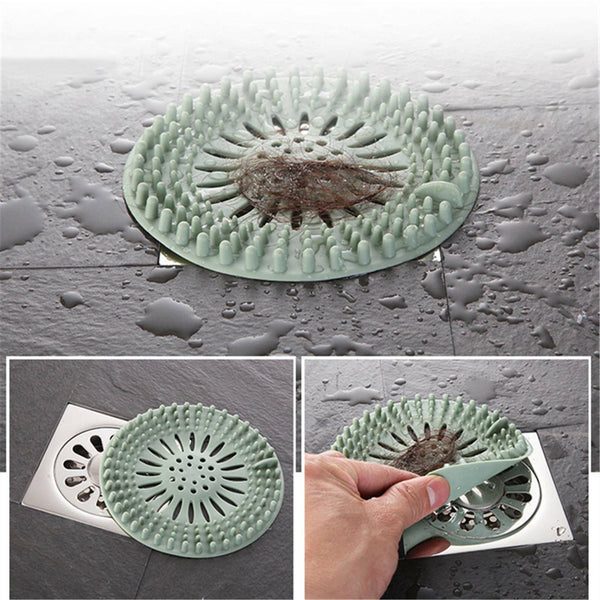 2x New Bathroom Drain Hair Catcher Bath Stopper Sink Strainer Filter Shower Cove