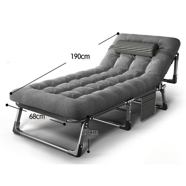 Single Mattress Folding Bed Recliner Bedding Portable Foldable Camping Mat