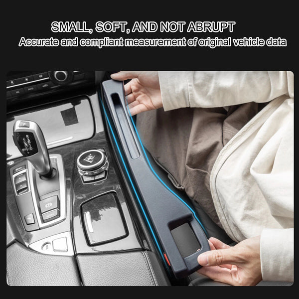 2Pcs Car Seat Gap Filler Spacer Auto PU Universal Soft Holster Blocker Pad AUS