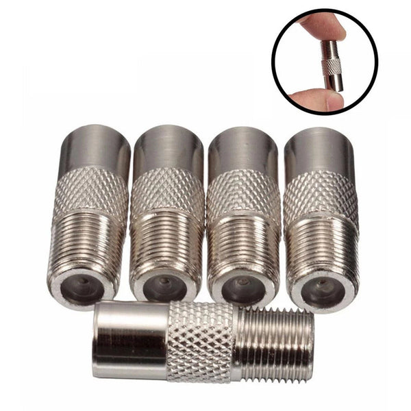 50X F-Type Female Plug to PAL Male Socket Coaxial Antenna Cable Shielded Adapter