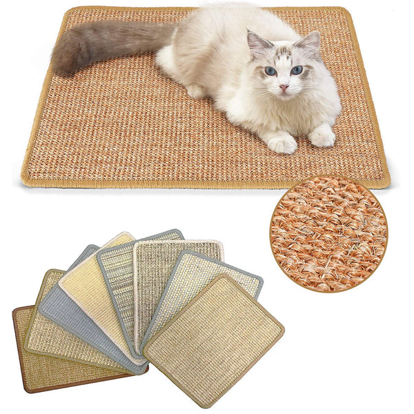 Cat Scratcher Board Pet Scratching Mat Natural Sisal Sofa Couch Protector Toy AU