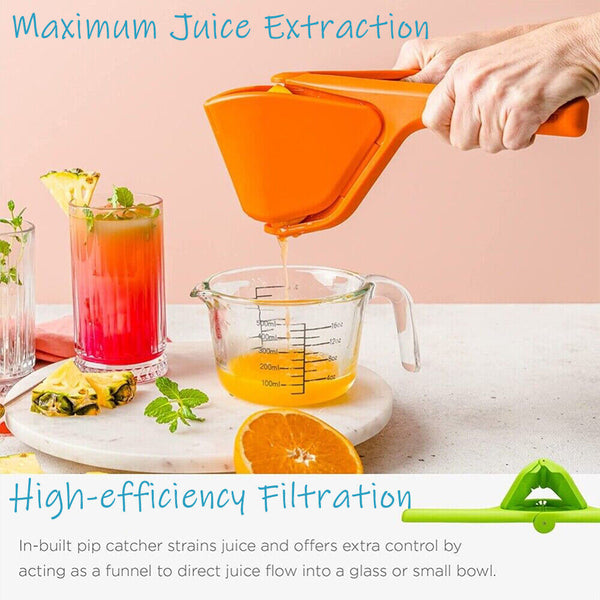Press Hand Squeezer Fold Manual Squeeze Lemon Juicer Orange Citrus Juice Maker