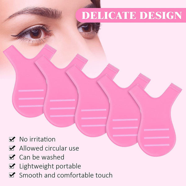 12PCS Eyelash Lashes Lifting Lift Perm Y Comb Brushes Tool Separating Brush AU