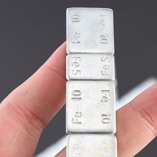 16 Strip Wheel Balance Weights Stick-On Stronger Car Motorbike Boat Weight 5/10g