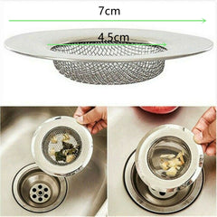 Stainless Steel Kitchen Bathroom Sink Strainer Waste Plug Filter Drain Stopper
