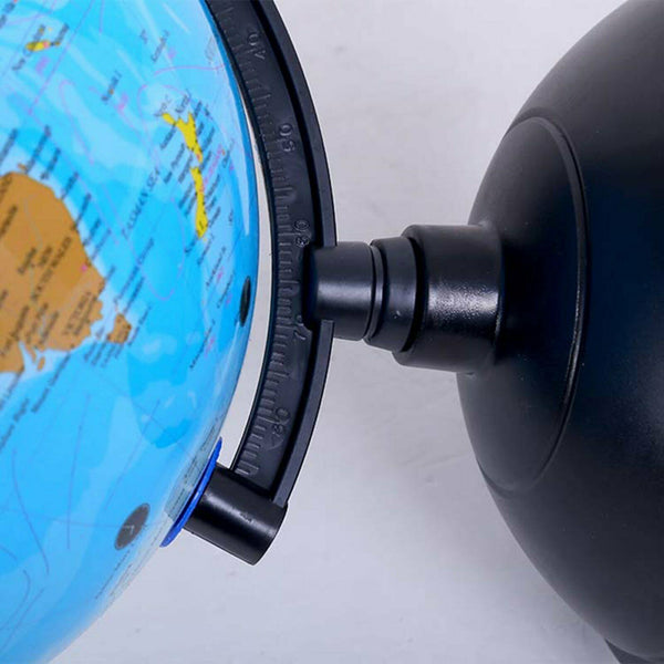 20cm Blue Ocean World Globe Map With Swivel Stand Geography Table Educationa Toy - Lets Party