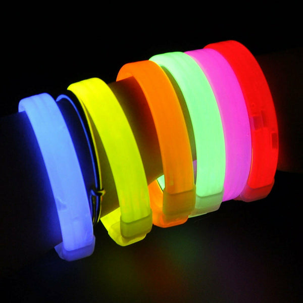 25-100Pcs Mixed Colour Glow Sticks Bracelets Party Glowsticks Glow in the dark - Lets Party