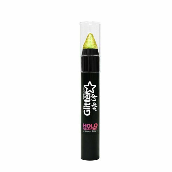 8x UV Neon Glitter Face & Body Paint Glitter Stick Fluoro Costume Party Makeup - Lets Party