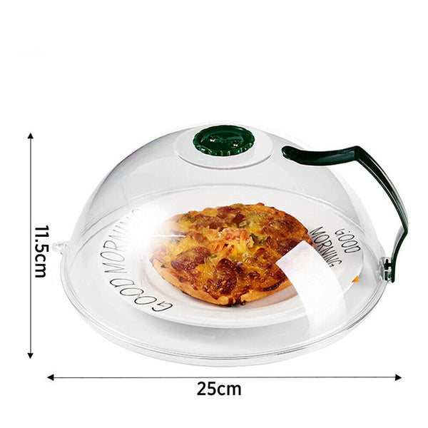 Microwave Food Dish Anti-Splatter Cover Guard Lid With Steam Vents Plate Covers - Lets Party