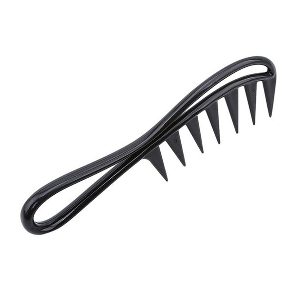 Wide Tooth Shark Hair Comb Detangler Curly Hair Hairdressing Massage Hair Brush - Lets Party