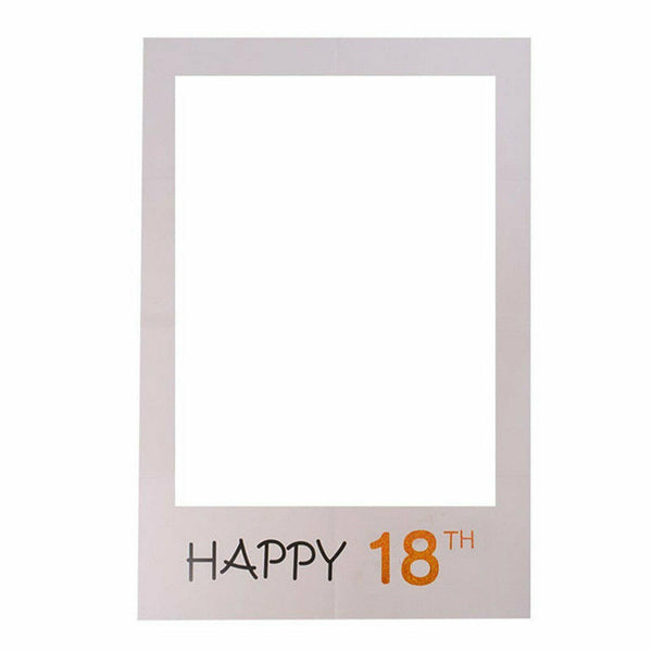 18th 30th 40th Photo Booth Props Picture Frame Wedding Birthday Party Decoration - Lets Party