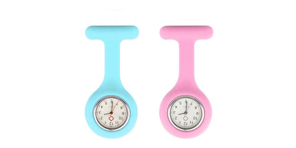 Silicone Nurse Brooch Tunic Fob Watch Nursing Nurses Pendant Pocket Watch - Lets Party