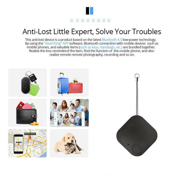 White GPS Tracker Kids Pets Keys Car Alarm Locator Realtime Finder Tag Tracking - Lets Party