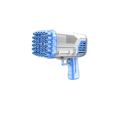 36 Holes Bubble Blue Gun Automatic Bazooka Soap Water Bubble Machine Outdoor Party