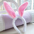 1x Long Bunny Rabbit Ears LED Glow Kids Headband Party Costume Cosplay Hair Deco - Lets Party