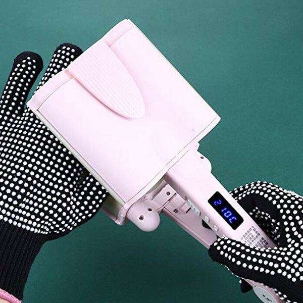 Hair Straightener Perm Curling Hairdressing Heat Resistant Protect Finger Glove - Lets Party