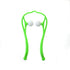Green Hand Roller Neck Shoulder Dual Trigger Point Self Massager Pressure Relieve Ball - Lets Party