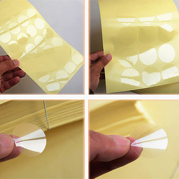 Clear Round Stickers Transparent Circle Adhesive Sticker Sticky Dot Seal Tape AU