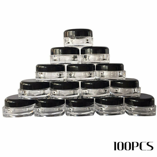 3g Sample Bottle Cosmetic Makeup Jar Pot Face Cream Lip Balm Containers