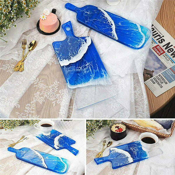 Silicone Coaster Resin Casting Mold Epoxy Fruit Tray Plate Mould Craft Tool DIY