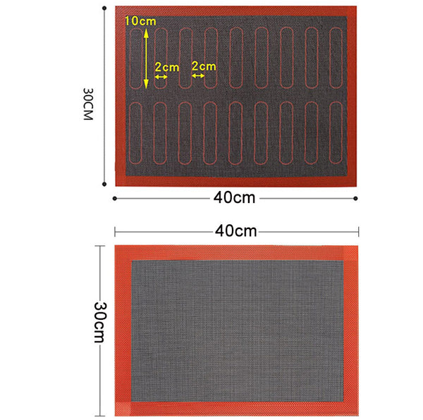 Perforated Silicone Baking Mat/Bread/Macaron/Biscuit Non-stick Oven Mat Pad