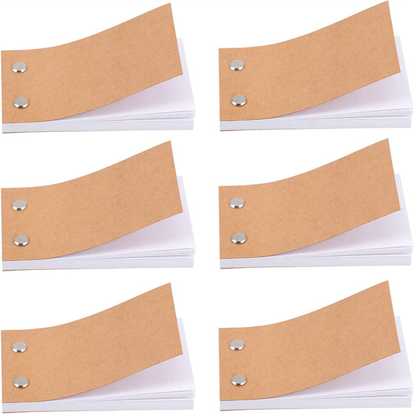 4Set Blank Flip Book Kit With 120 Sheets Animation Paper Flipbook Binding Screws