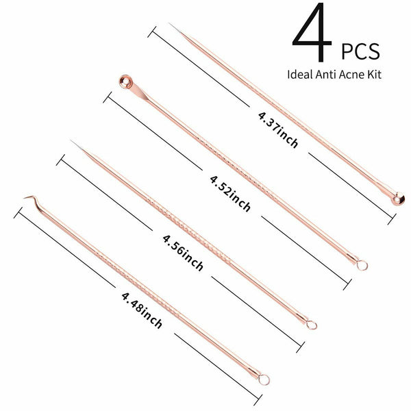 Blackhead Pimple Remover Tool Popper Extractor Black Head Tools Set Stainless