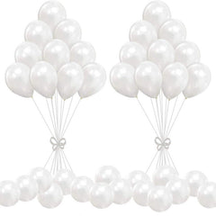 25cm Milk White Pearl Balloons Hawaiian Party Latex Balloon Garland Wedding decor
