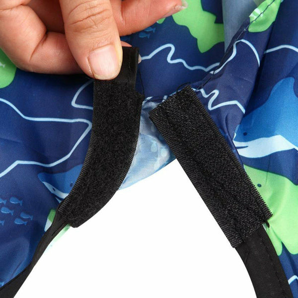 1X Kids Haircut Cape Salon Waterproof Hair Cutting Gown Nylon Hairdresser Barber