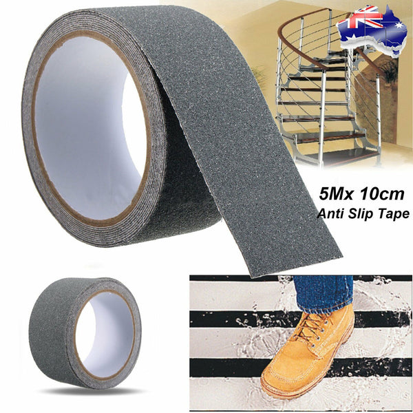 NON SLIP TAPE ANTI SKID Self Adhesive Textured Backed Safety Floor Steps