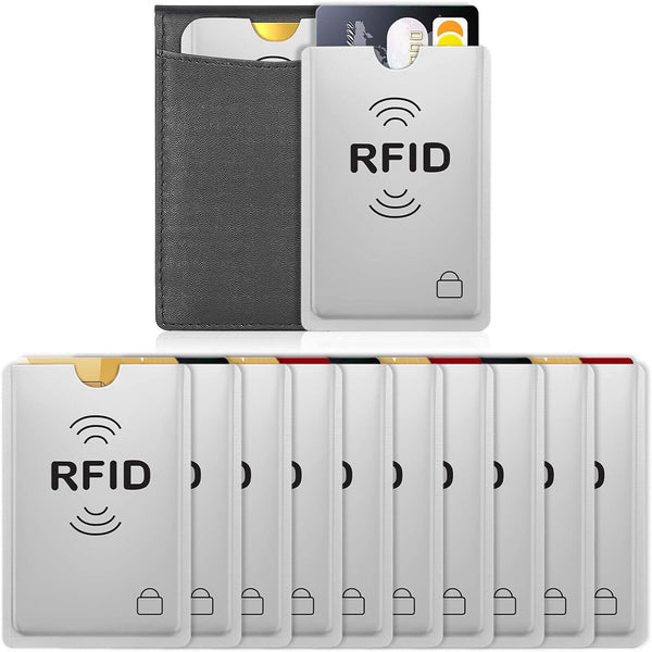 RFID Blocking Sleeve Secure Credit Debit Card ID Protector Anti Scan AUS