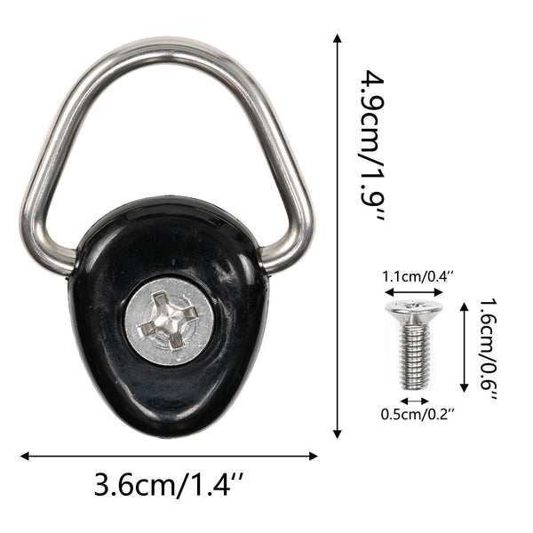 5x For Suzuki Jimny JB64 JB74 2019-23 Tie Down Anchors D-Ring Buckle Screw Hook