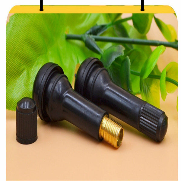 40x Car Auto TR 412 Snap In Tyre (Tire) Valve Rubber Tubeless Short Valve Stems