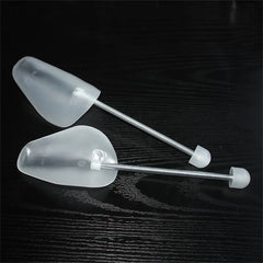 20/40X Adjustable Plastic Shoe Tree Shaper Keeper Footwear White Shoe Stretcher