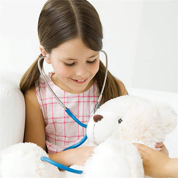 1/2x Professional Stethoscope Single Head Doctor Nurse Vet Medical HealthWork - Lets Party