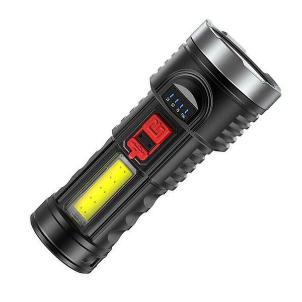 Super Bright Torch 6 Led Flashlight USB Rechargeable Tactical light Stock AU