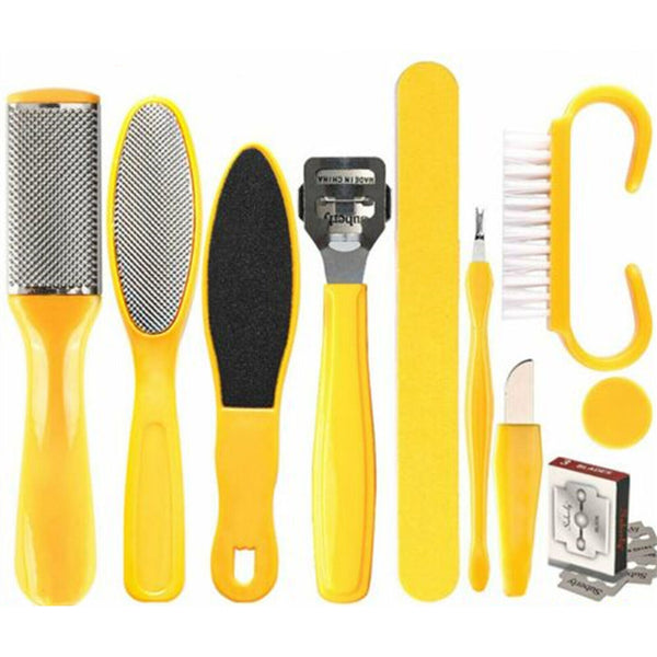 10x Manicure Foot Rasp File Hard Dead Skin Remover Pedicure Peeling Tools Kit AU