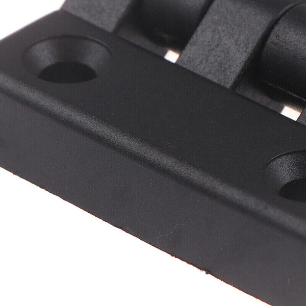 5PCS 2-Leaf Reinforced Plastic Door Bearing Hinge New Tools Black 48mm x 48mm AU