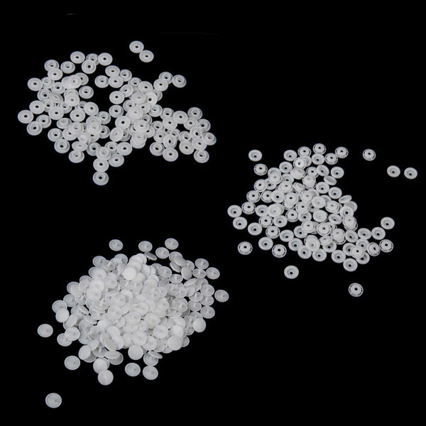 100 Set Size 20 T5 White Plastic Resin Press Studs Snap Fasteners Poppers New AU