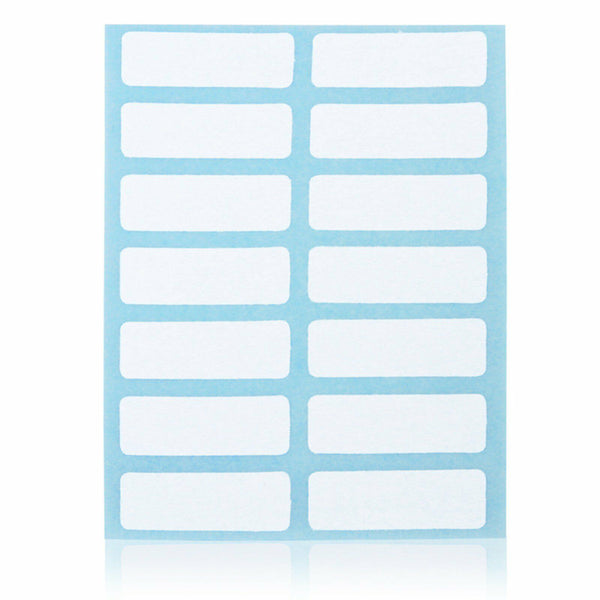 336pcs Self Adhesive Sticky White Blank Label Stickers Note Tag Craft 13x38mm AU