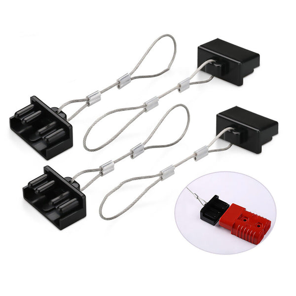 4X Dust Cap Black Anderson Plug Cover Style Connectors 50AMP Battery Caravan AU