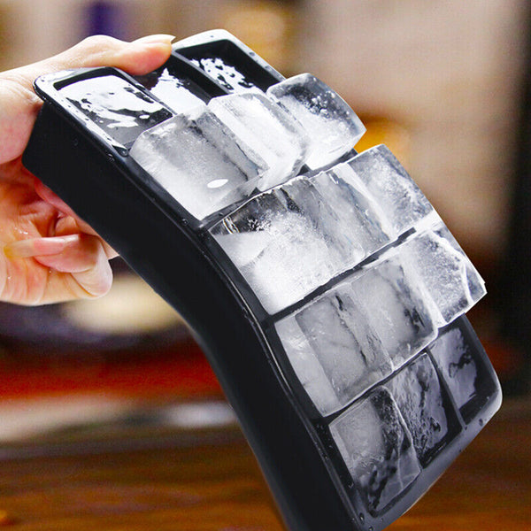 15 Block Ice Cube Maker Tray Big Silicone Mold Sphere Whiskey Frozen Tray AU