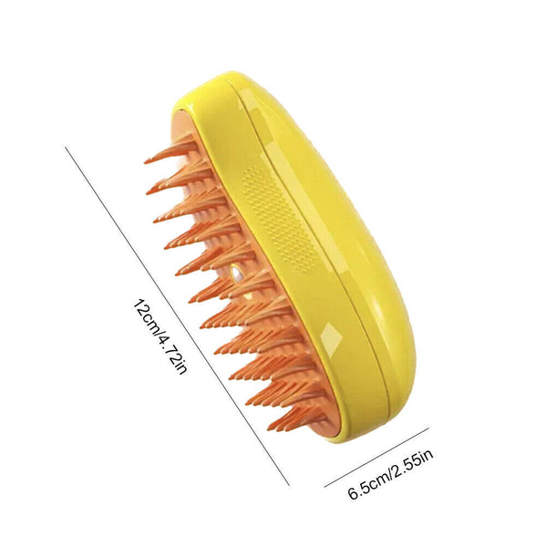 3 In 1 Electric Spray Massage Pet Comb Dog Hair Removal Comb Cat Steam Brush AU