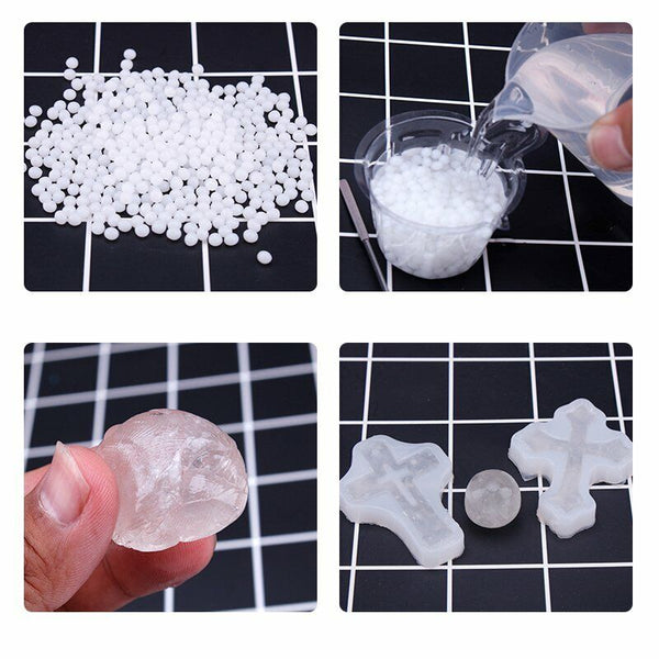 62°C Polymorph Mouldable Plastic Pellets Beads PCL Melt Polycaprolactone