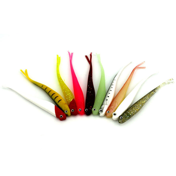 10/20X 13CM Soft Plastic Lures Snapper Jerk Shad Minnow Gulp King Stick Bait 8g