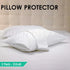 2x / 4x / 8x Natural Cotton Cover Pillow Protector Zip Closure Standard Case - Lets Party