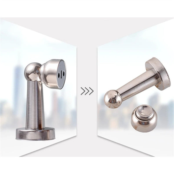3/6/12PCS Stainless Steel Strong Magnetic Door Stop Stopper Holder Catch Suction