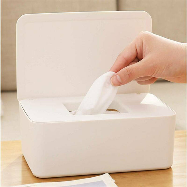 Tissue Box Cover Holder Dispenser Plastic Wet Covers Paper Holders Organiser AU